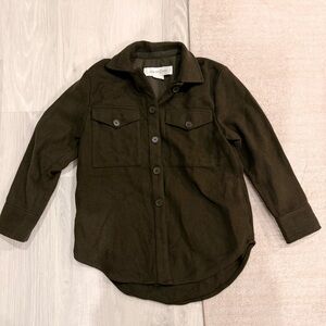 Treasure‎ & Bond Women’s Shirt Jacket in Olive Green